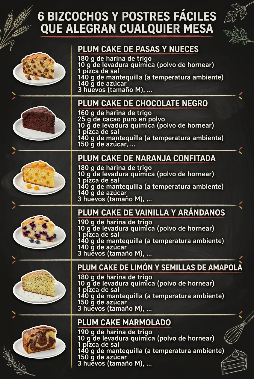 6 Cremas y Postres faciles que alegran cualquier mesa