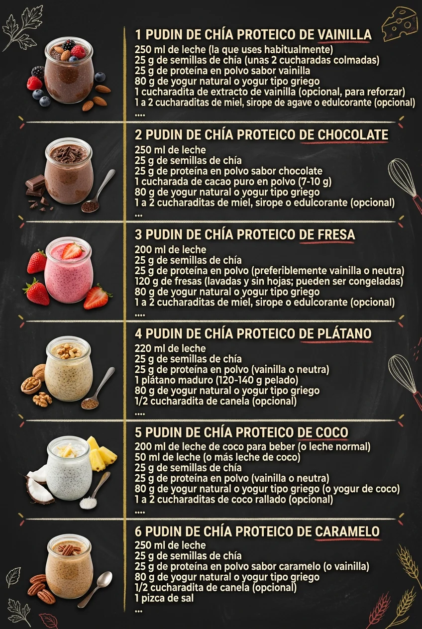 6 Cremas y Postres faciles que alegran cualquier mesa