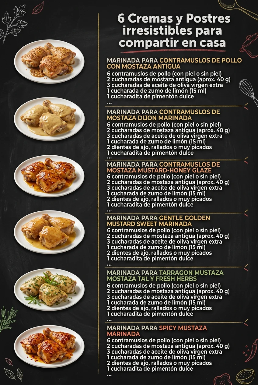 6 Cremas y Postres irresistibles para compartir en casa