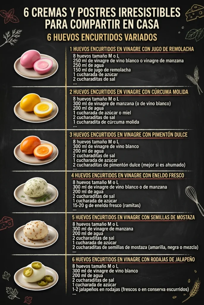 6 Cremas y Postres irresistibles para compartir en casa
