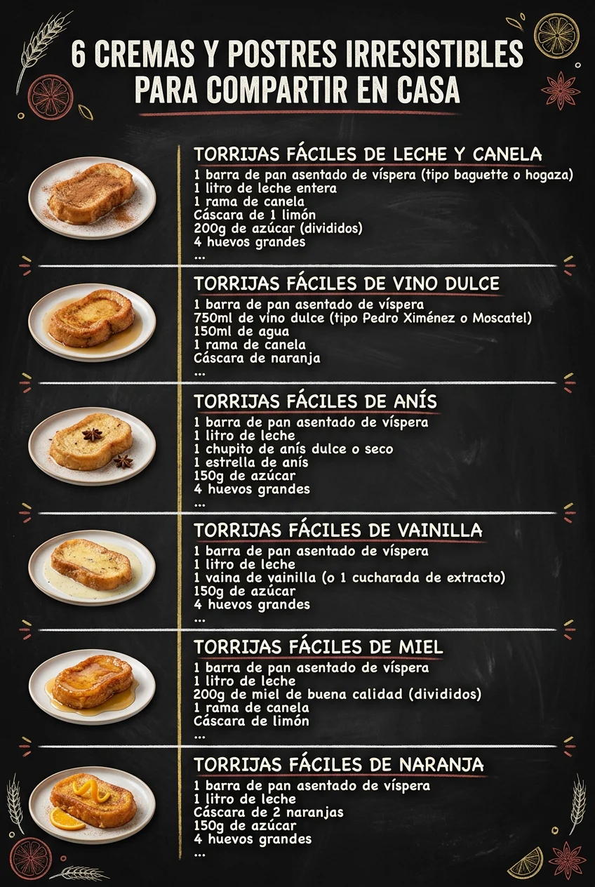 6 Cremas y Postres irresistibles para compartir en casa