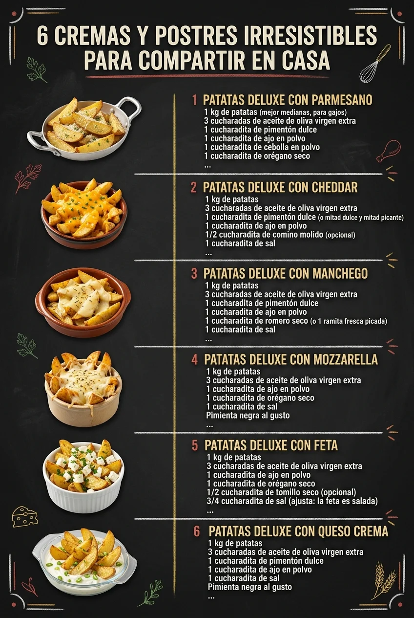 6 Cremas y Postres irresistibles para compartir en casa