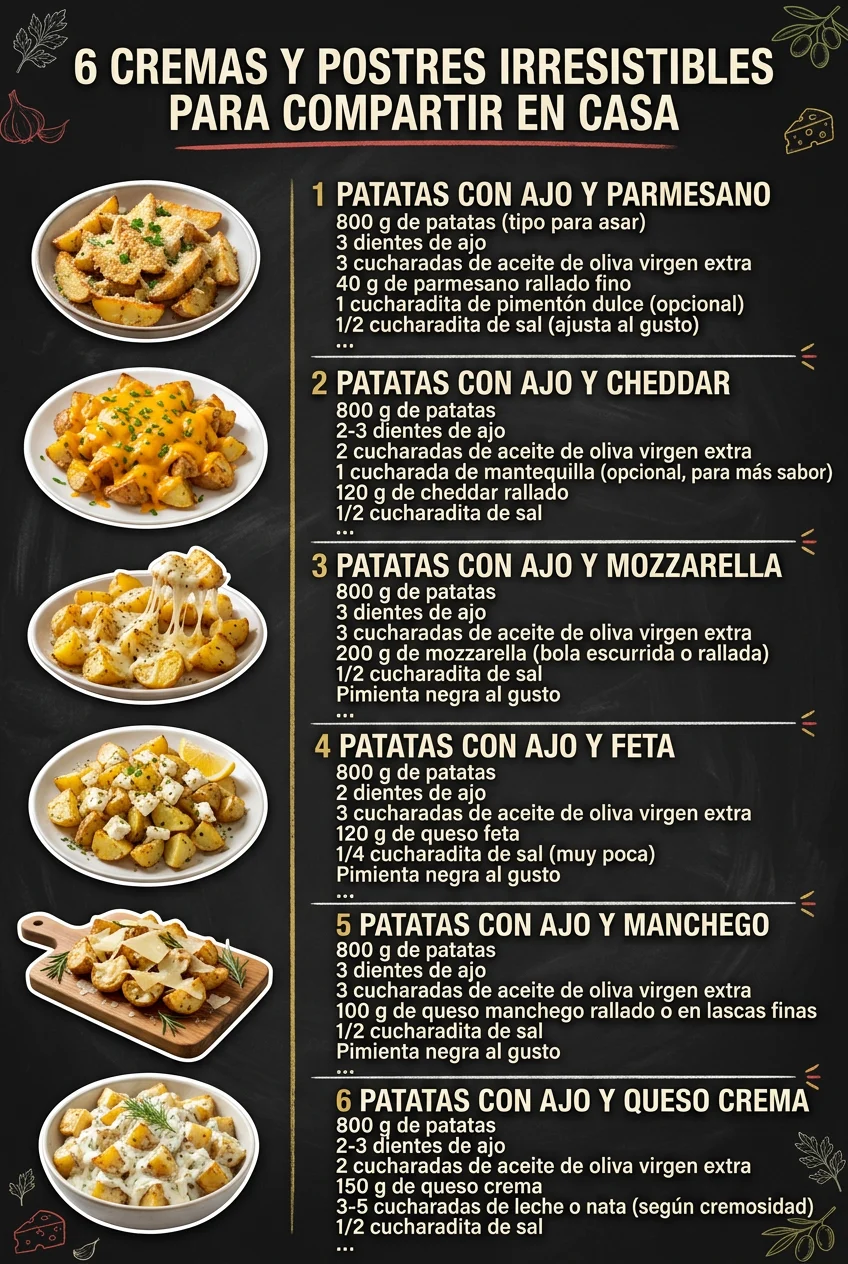6 Cremas y Postres irresistibles para compartir en casa