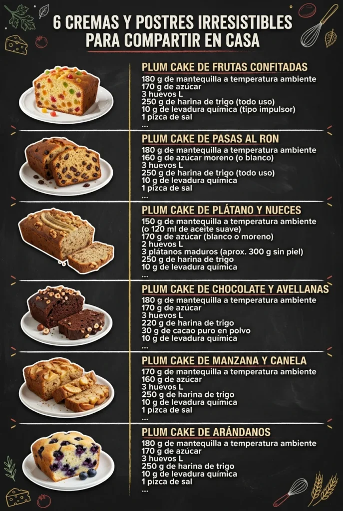 6 Cremas y Postres irresistibles para compartir en casa