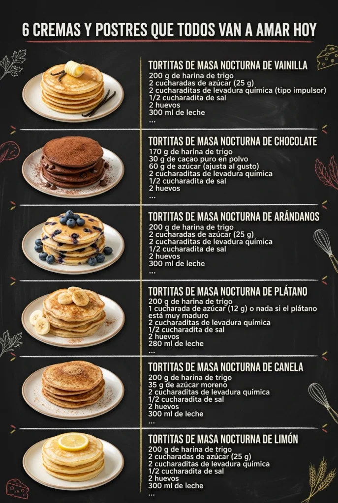 6 Cremas y Postres que todos van a amar hoy