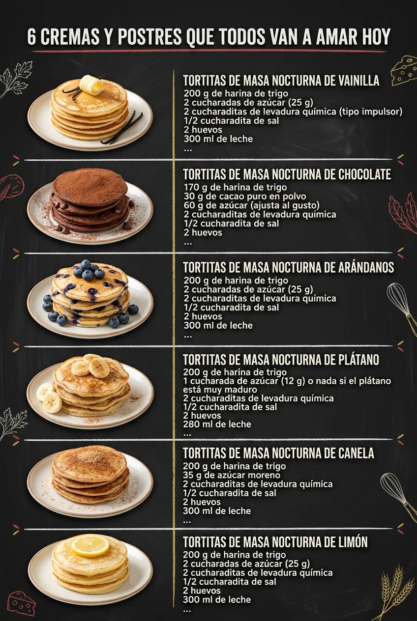 6 Cremas y Postres que todos van a amar hoy