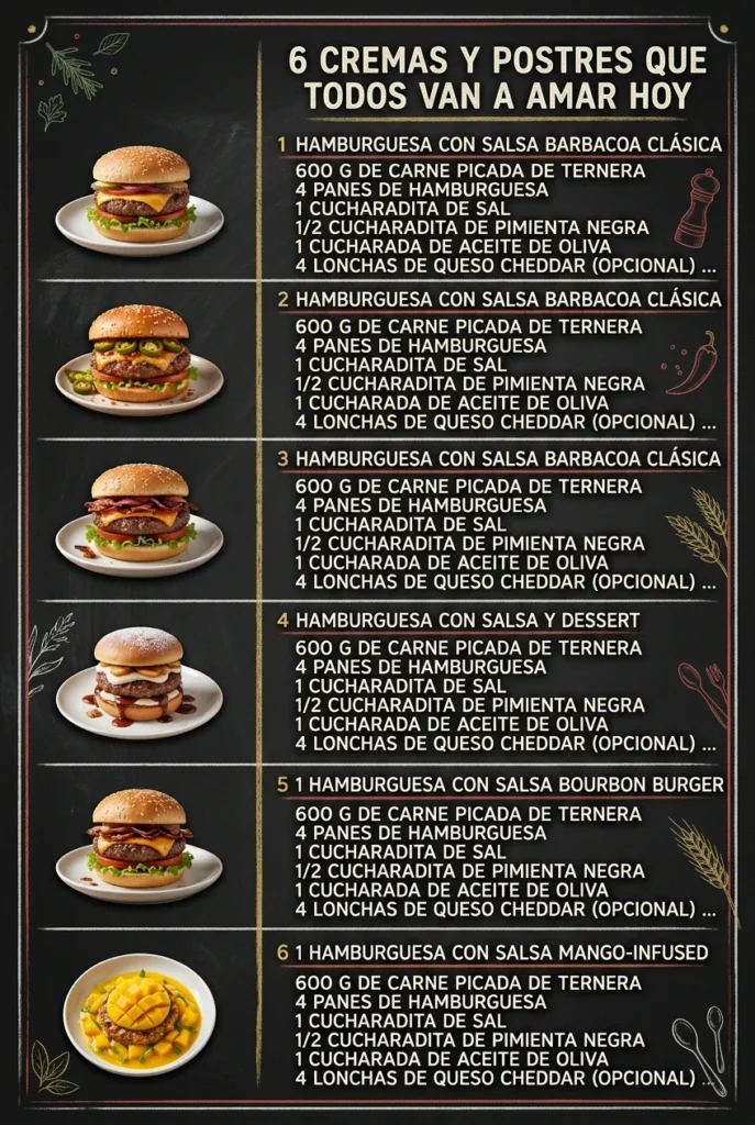 6 Cremas y Postres que todos van a amar hoy