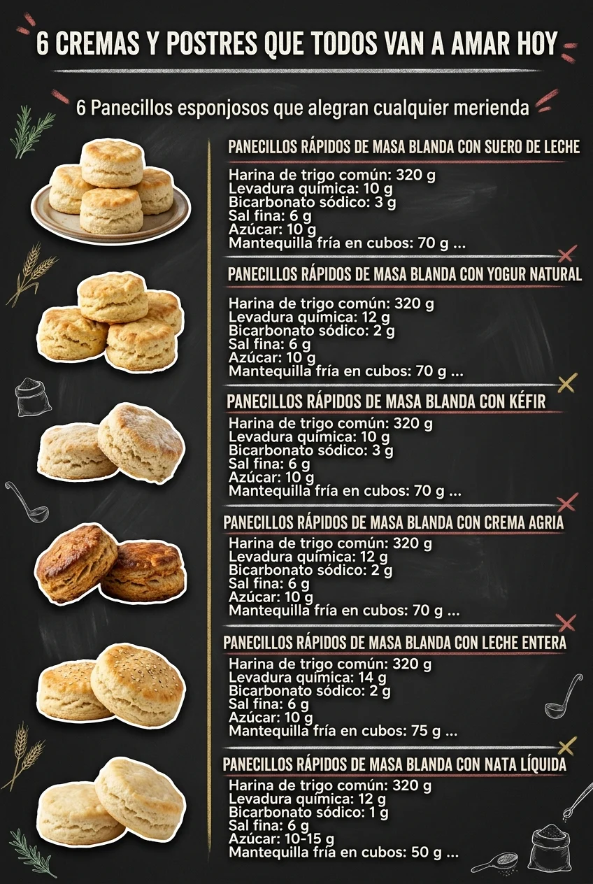 6 Cremas y Postres que todos van a amar hoy