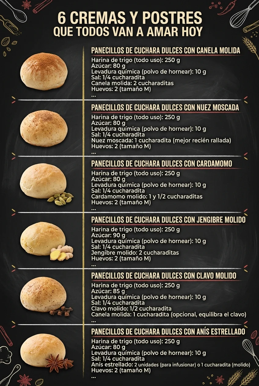6 Cremas y Postres que todos van a amar hoy