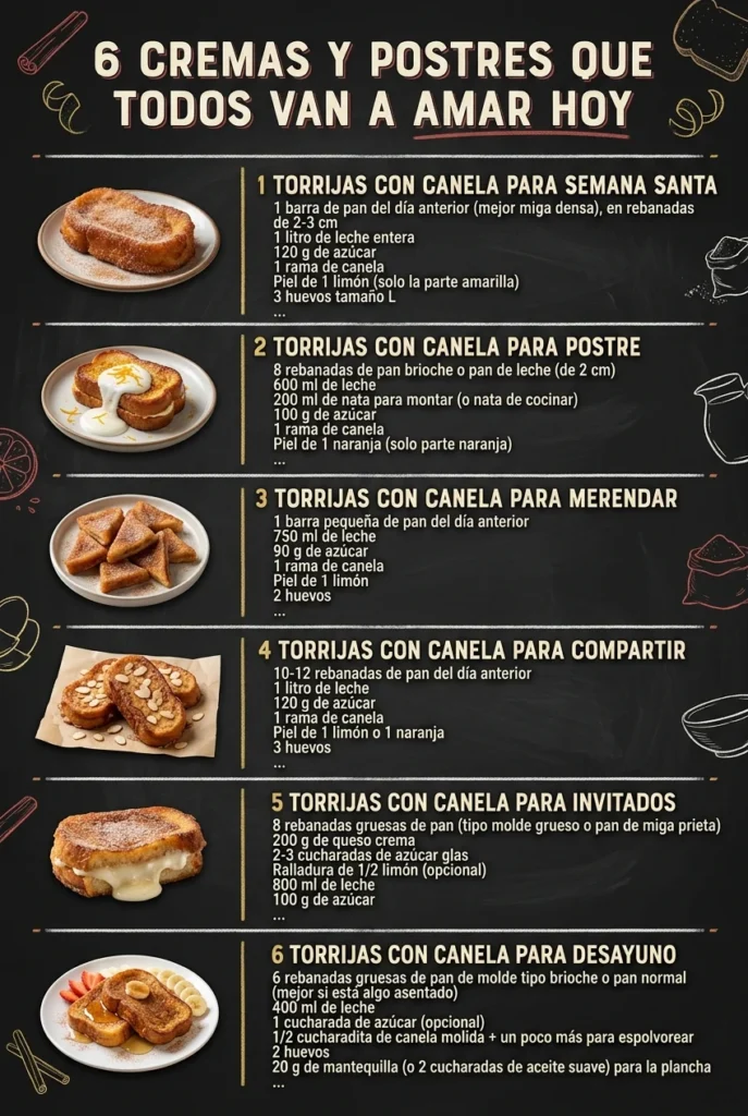 6 Cremas y Postres que todos van a amar hoy