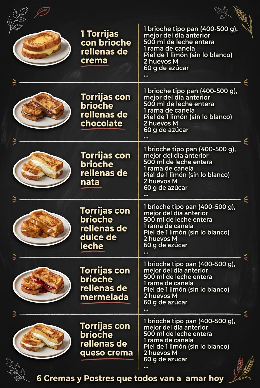 6 Cremas y Postres que todos van a amar hoy