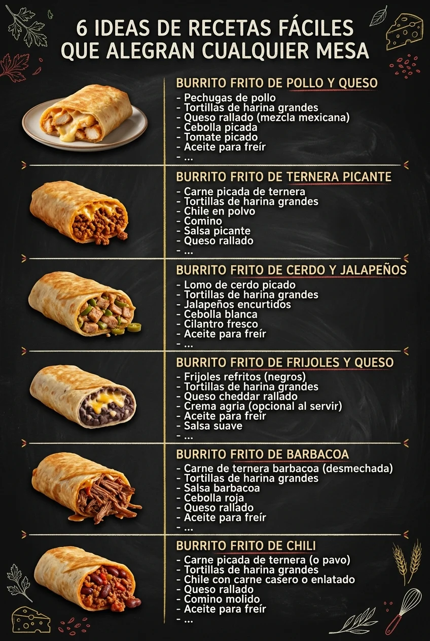 6 Ideas de Recetas faciles que alegran cualquier mesa