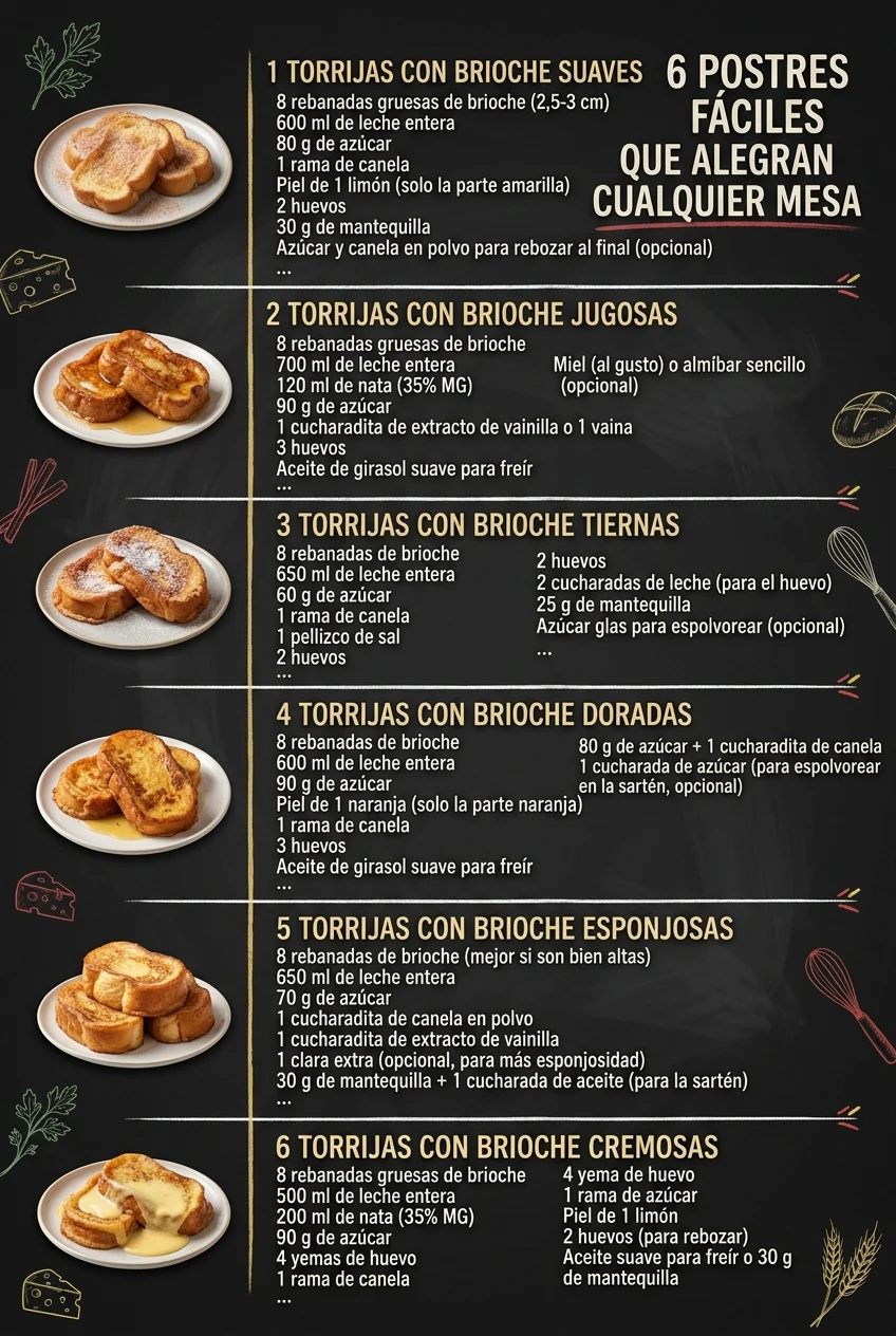 6 Ideas de Recetas faciles que alegran cualquier mesa