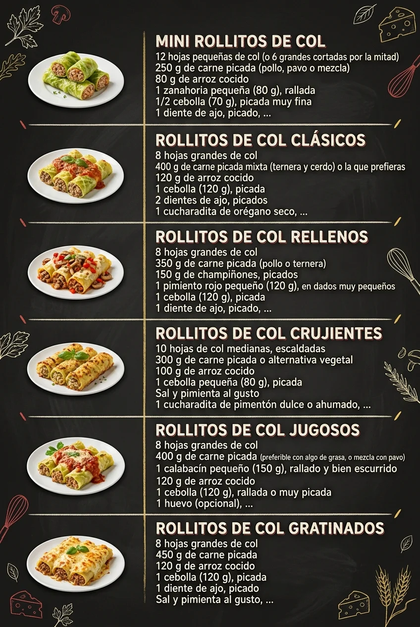 6 Ideas de Recetas faciles que alegran cualquier mesa