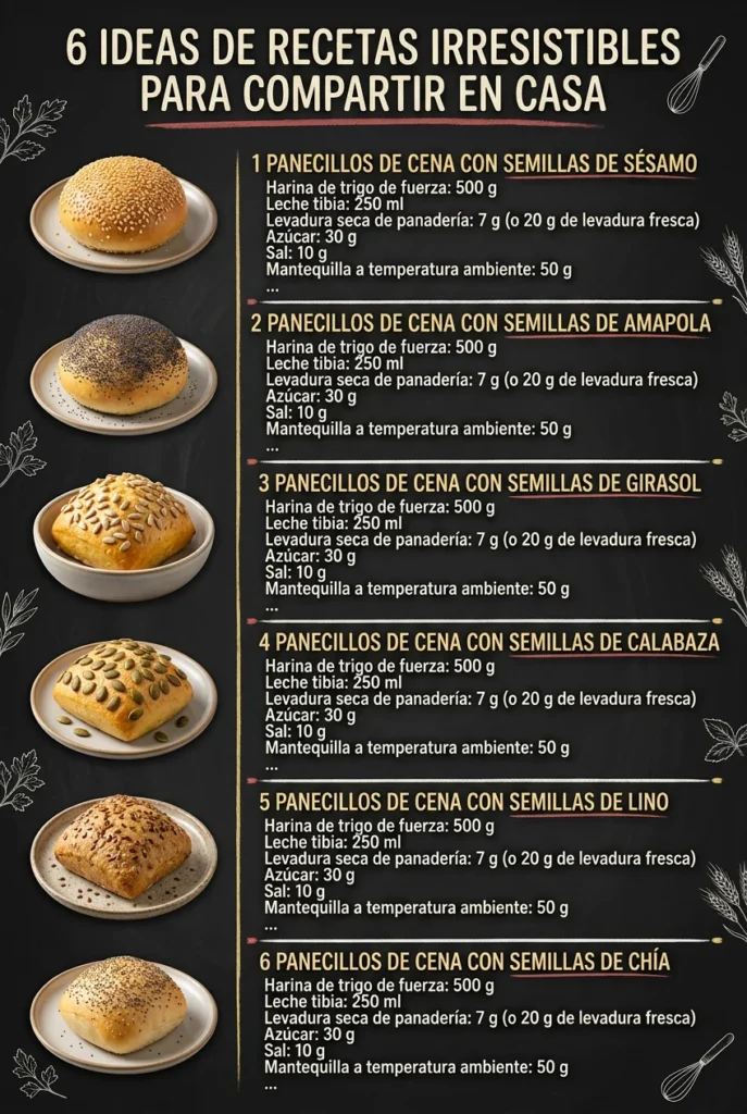 6 Ideas de Recetas irresistibles para compartir en casa