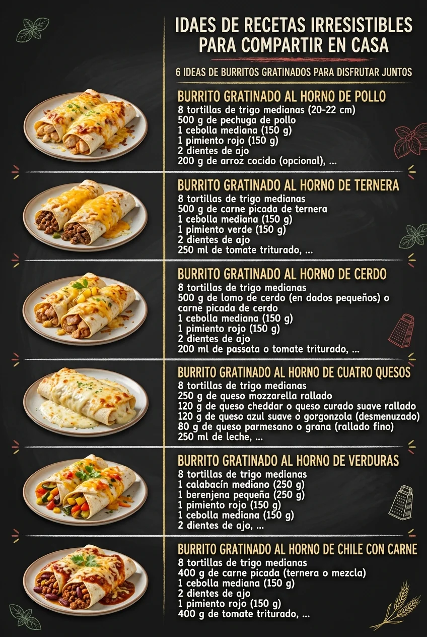 6 Ideas de Recetas irresistibles para compartir en casa