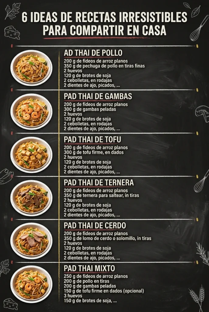 6 Ideas de Recetas irresistibles para compartir en casa