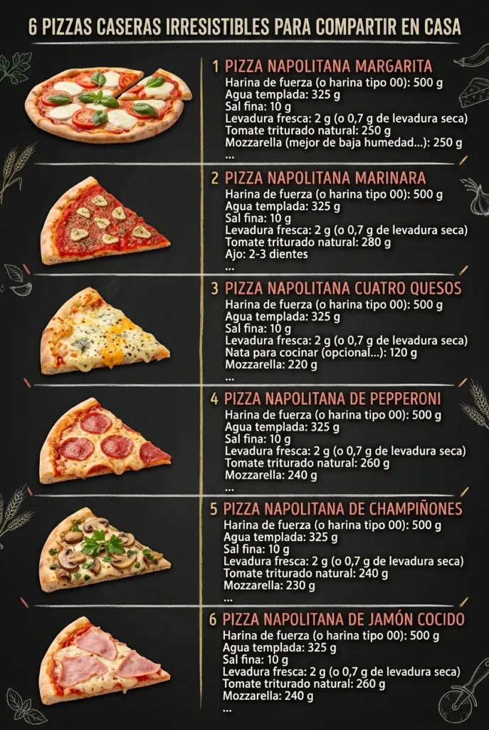 6 Ideas de Recetas irresistibles para compartir en casa