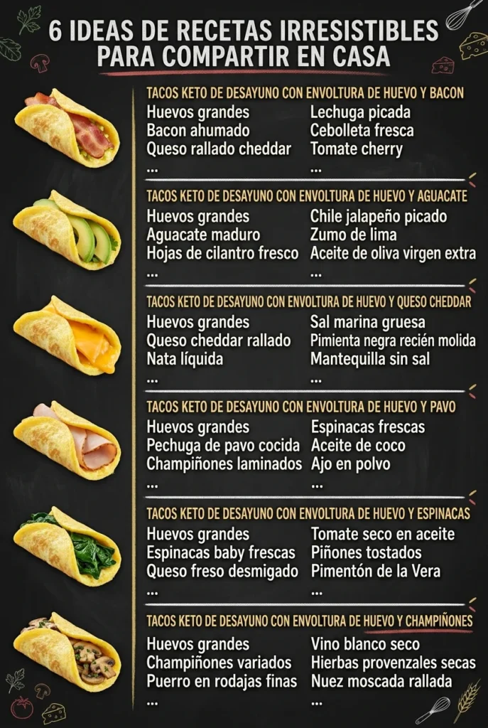6 Ideas de Recetas irresistibles para compartir en casa