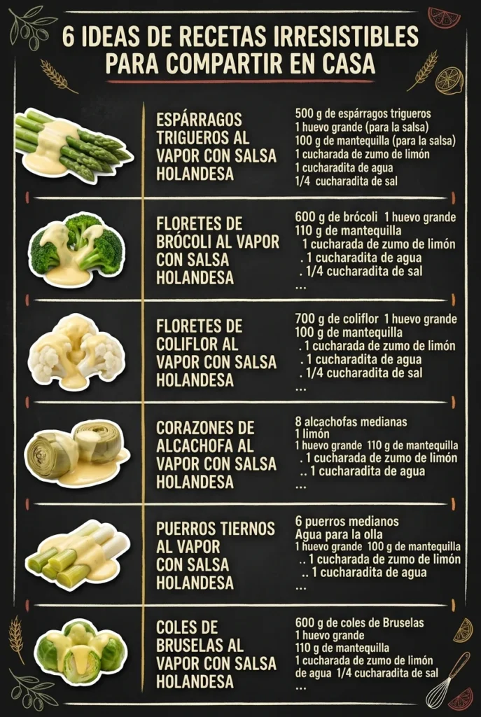 6 Ideas de Recetas irresistibles para compartir en casa