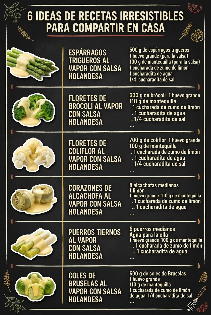 6 Ideas de Recetas irresistibles para compartir en casa