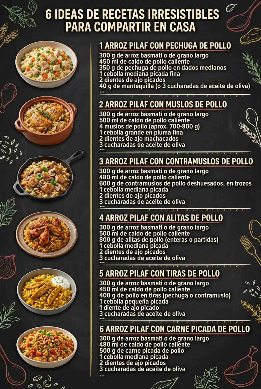 6 Ideas de Recetas irresistibles para compartir en casa