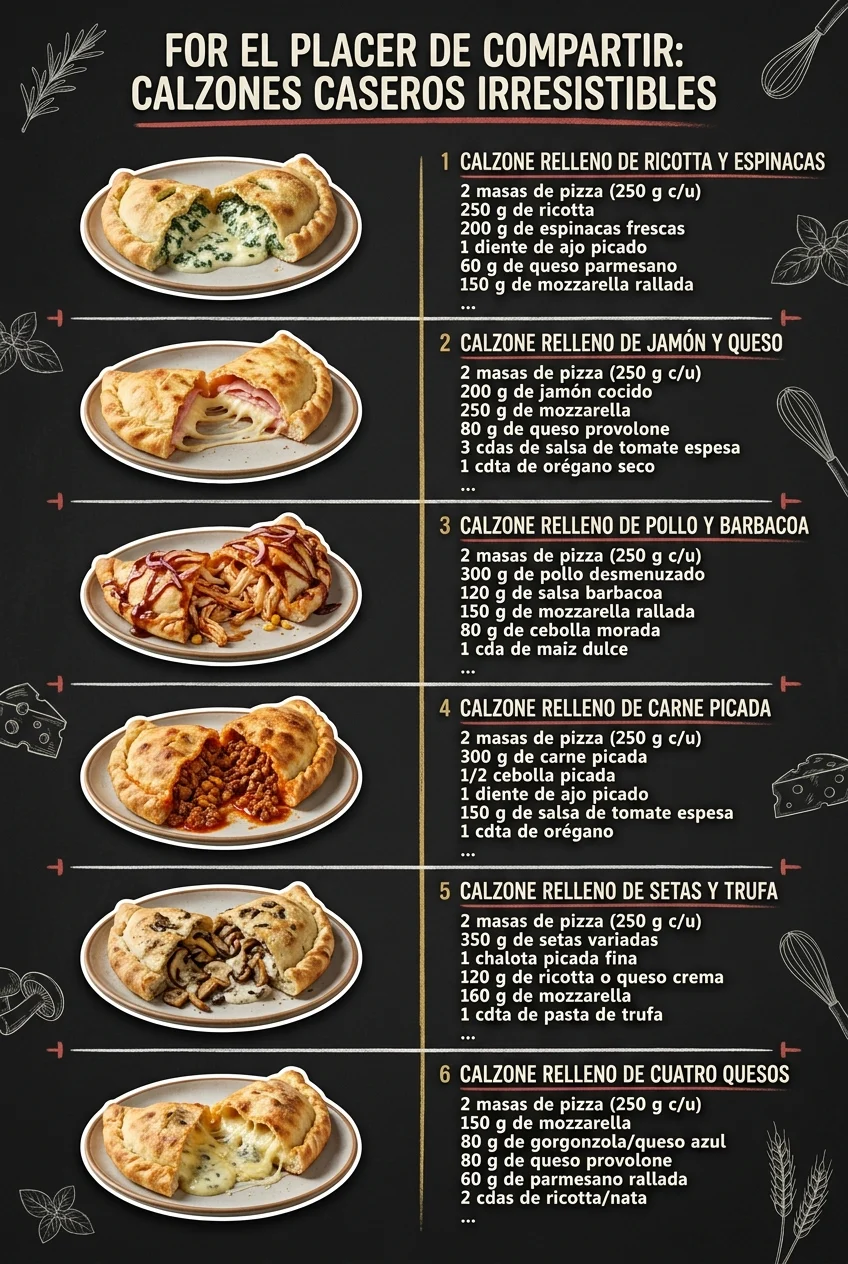 6 Ideas de Recetas irresistibles para compartir en casa