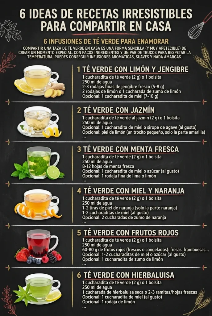 6 Ideas de Recetas irresistibles para compartir en casa