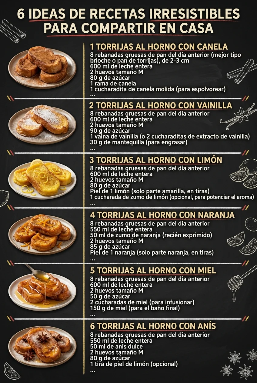 6 Ideas de Recetas irresistibles para compartir en casa