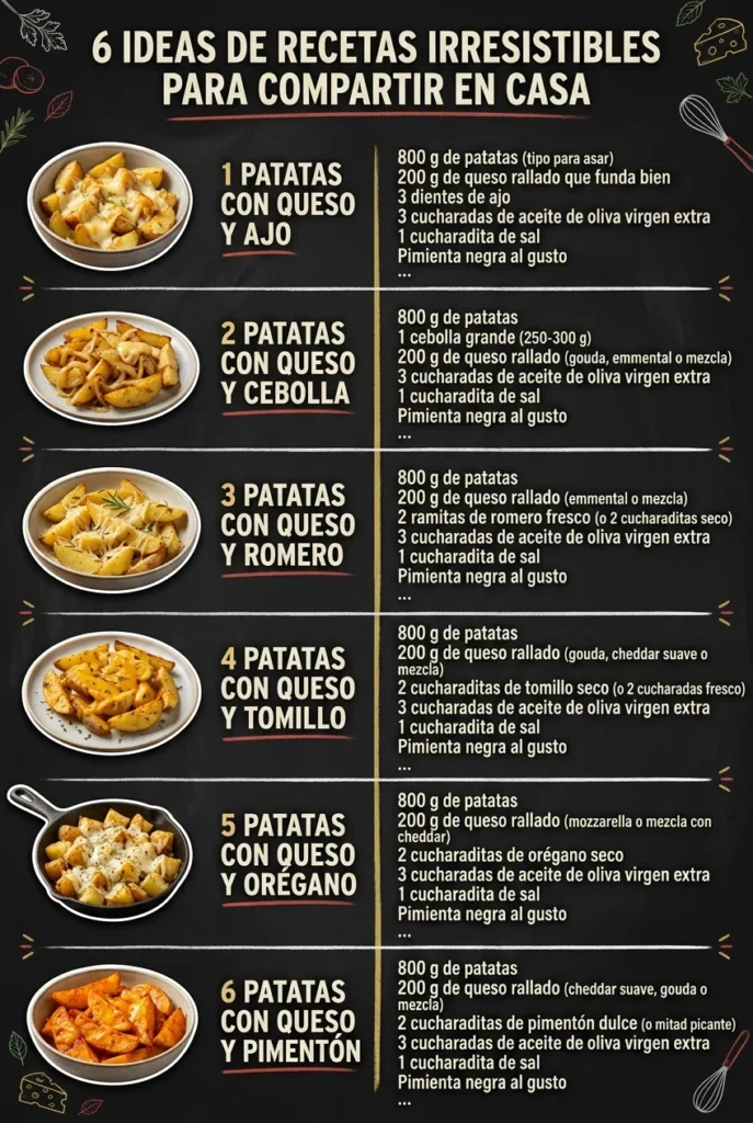 6 Ideas de Recetas irresistibles para compartir en casa