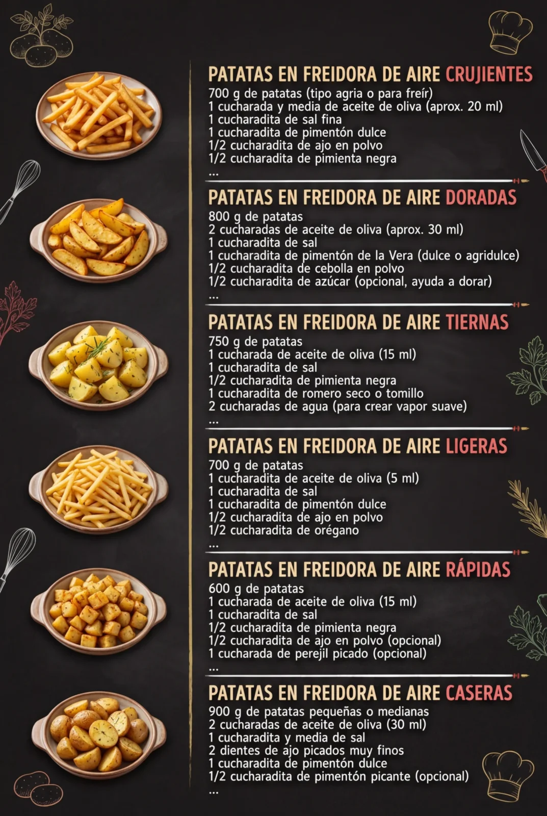 6 Ideas de Recetas irresistibles para compartir en casa