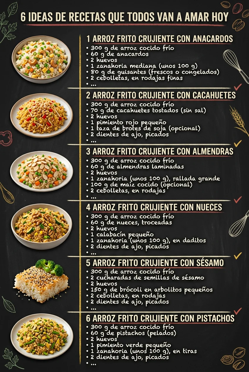6 Ideas de Recetas que todos van a amar hoy