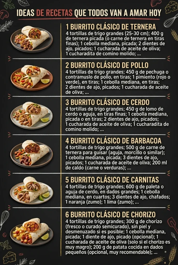 6 Ideas de Recetas que todos van a amar hoy