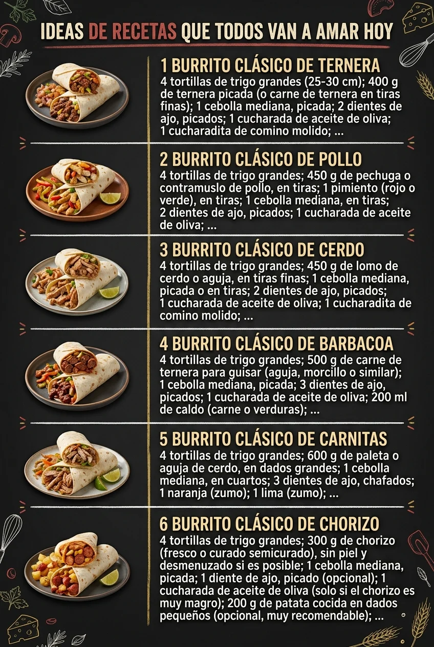 6 Ideas de Recetas que todos van a amar hoy