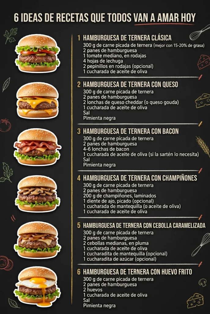 6 Ideas de Recetas que todos van a amar hoy