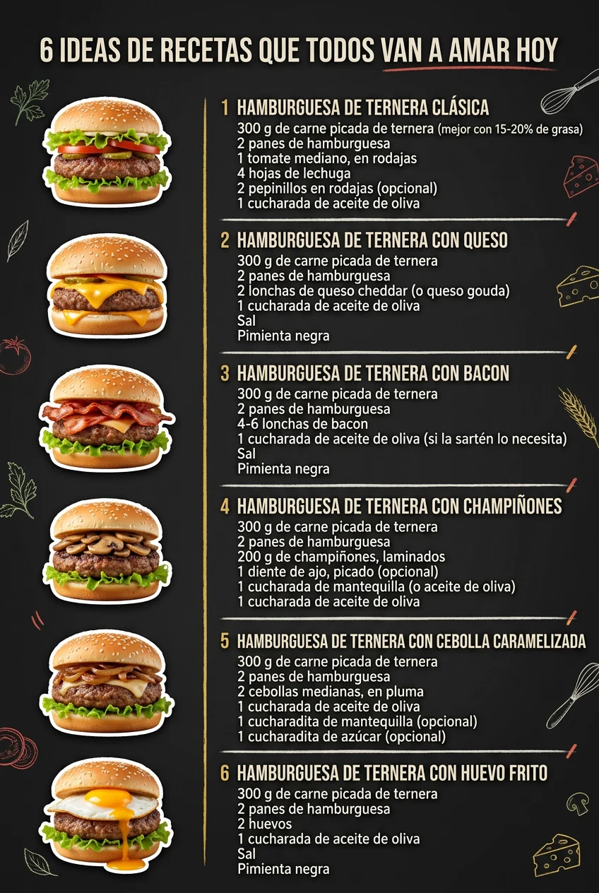 6 Ideas de Recetas que todos van a amar hoy