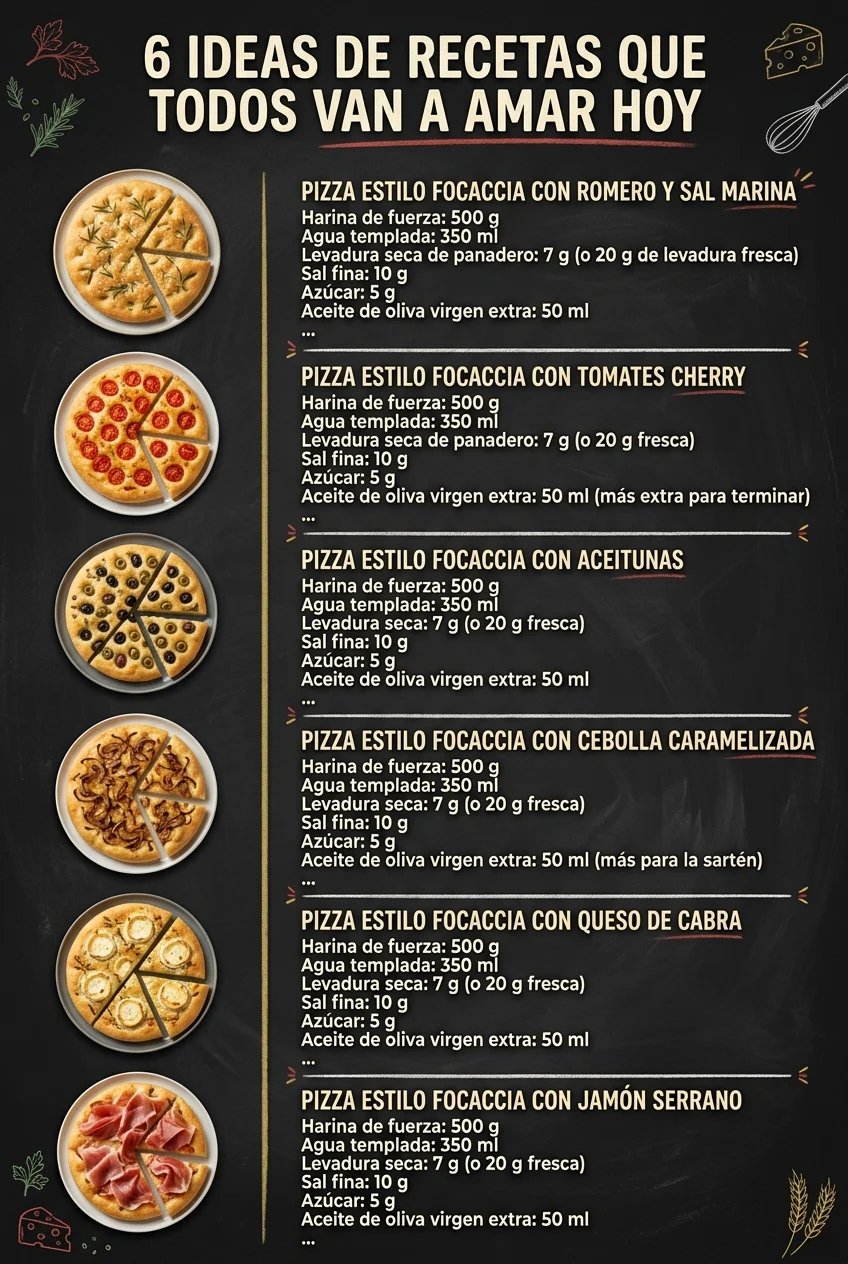 6 Ideas de Recetas que todos van a amar hoy