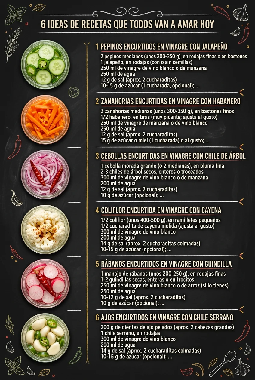 6 Ideas de Recetas que todos van a amar hoy