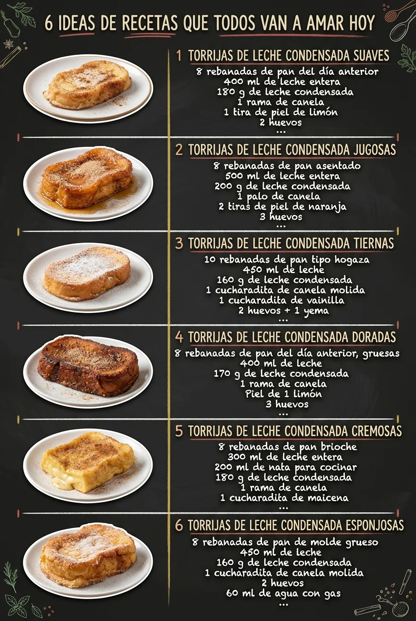 6 Ideas de Recetas que todos van a amar hoy