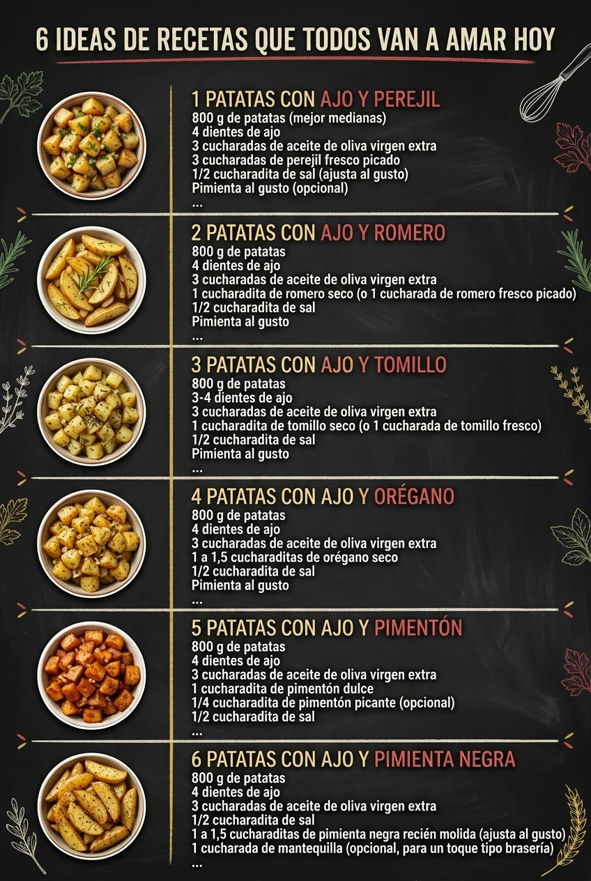 6 Ideas de Recetas que todos van a amar hoy