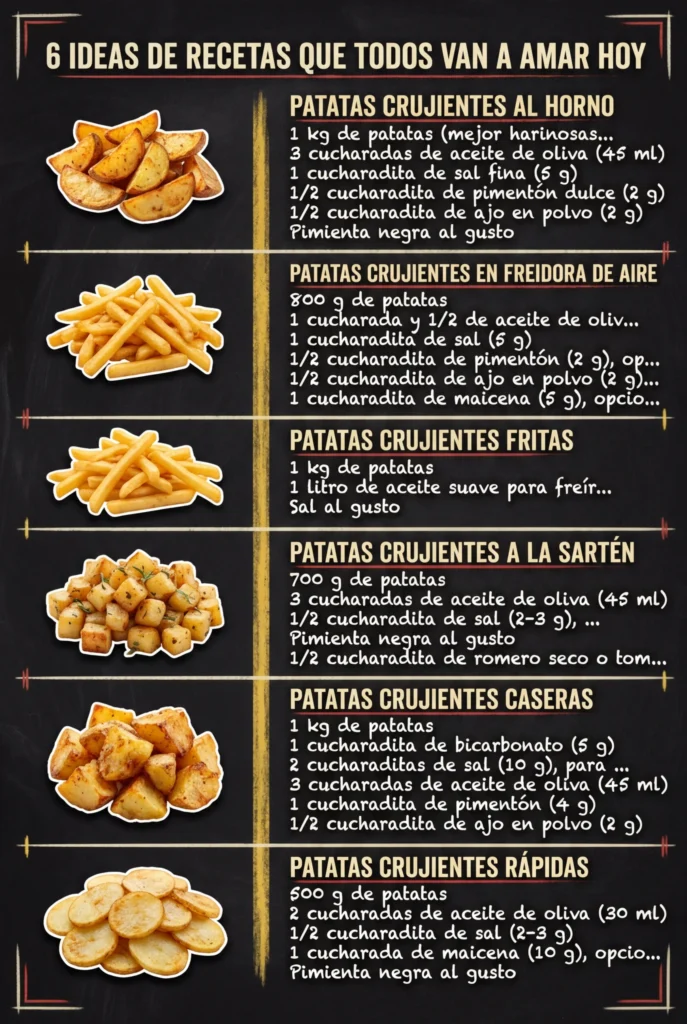 6 Ideas de Recetas que todos van a amar hoy