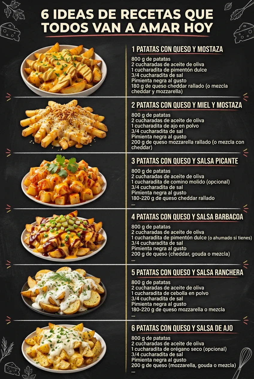 6 Ideas de Recetas que todos van a amar hoy