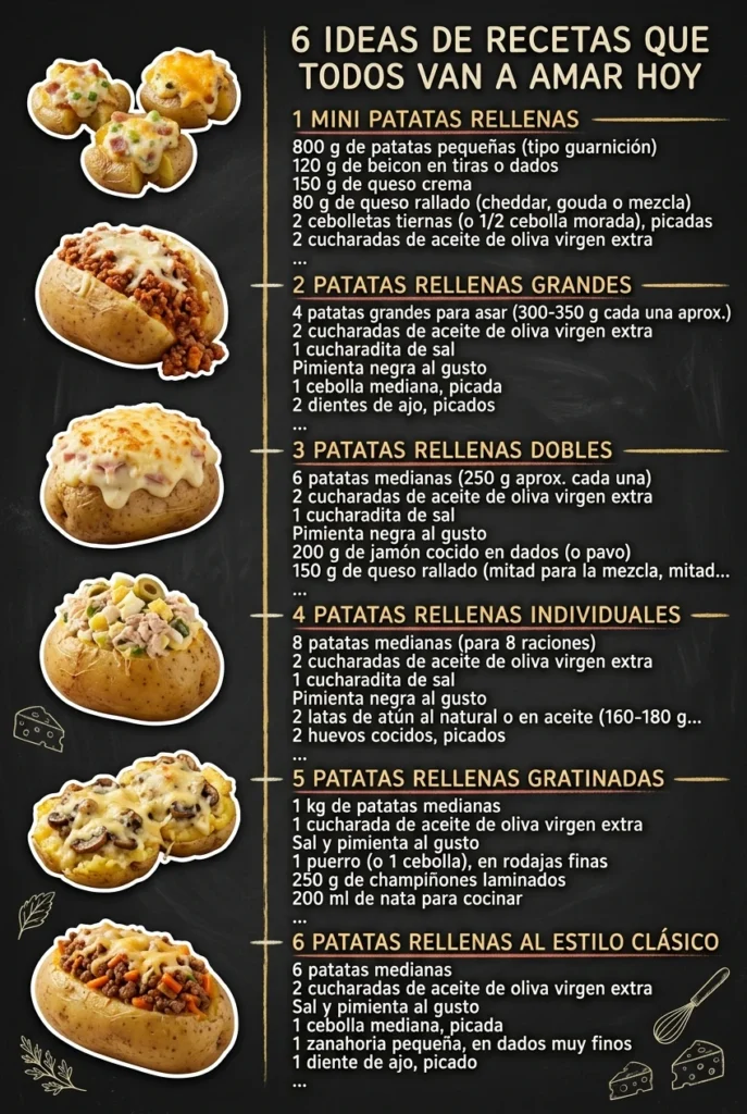 6 Ideas de Recetas que todos van a amar hoy