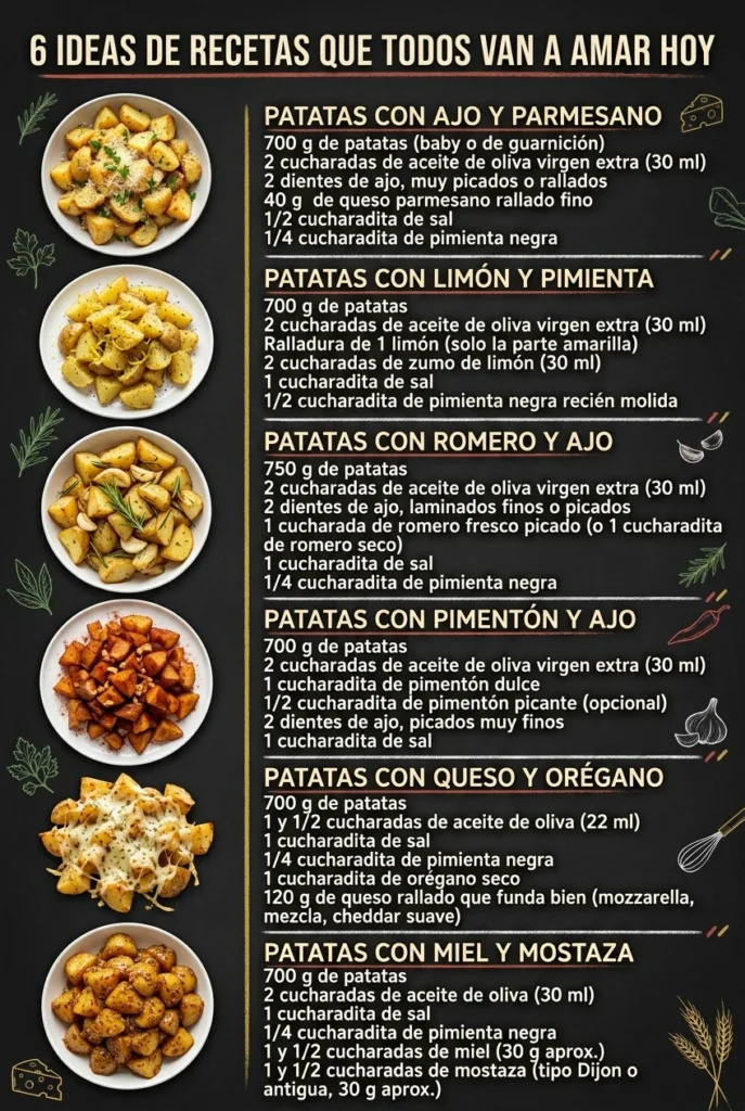 6 Ideas de Recetas que todos van a amar hoy