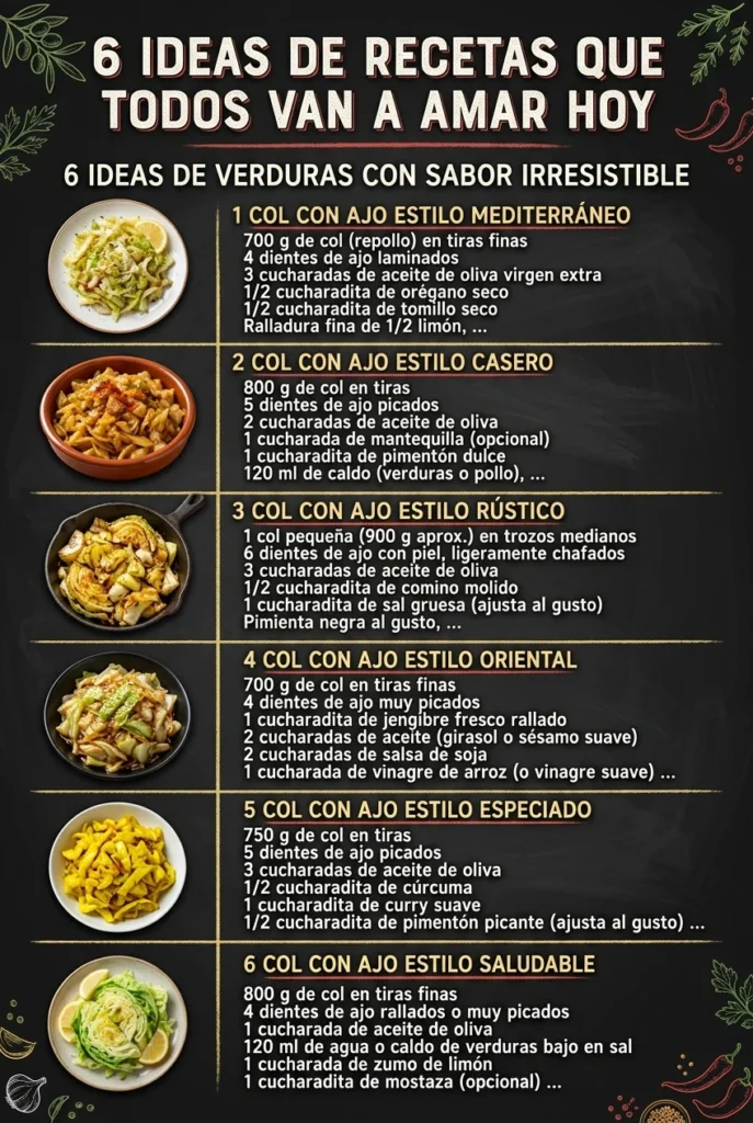 6 Ideas de Recetas que todos van a amar hoy