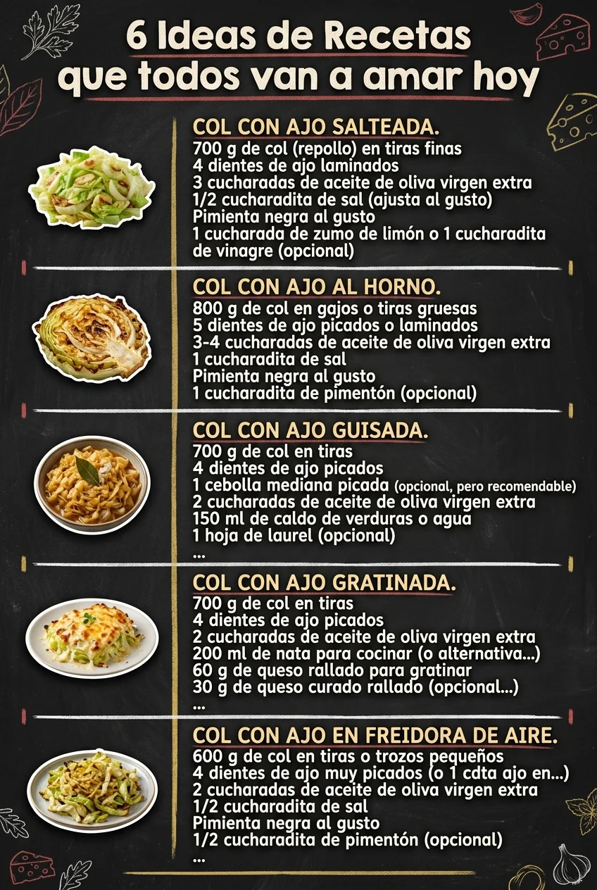 6 Ideas de Recetas que todos van a amar hoy