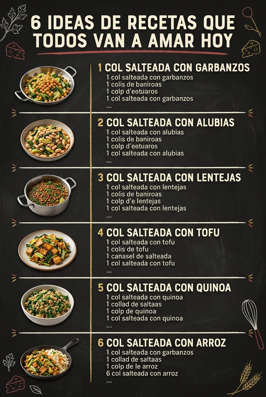 6 Ideas de Recetas que todos van a amar hoy