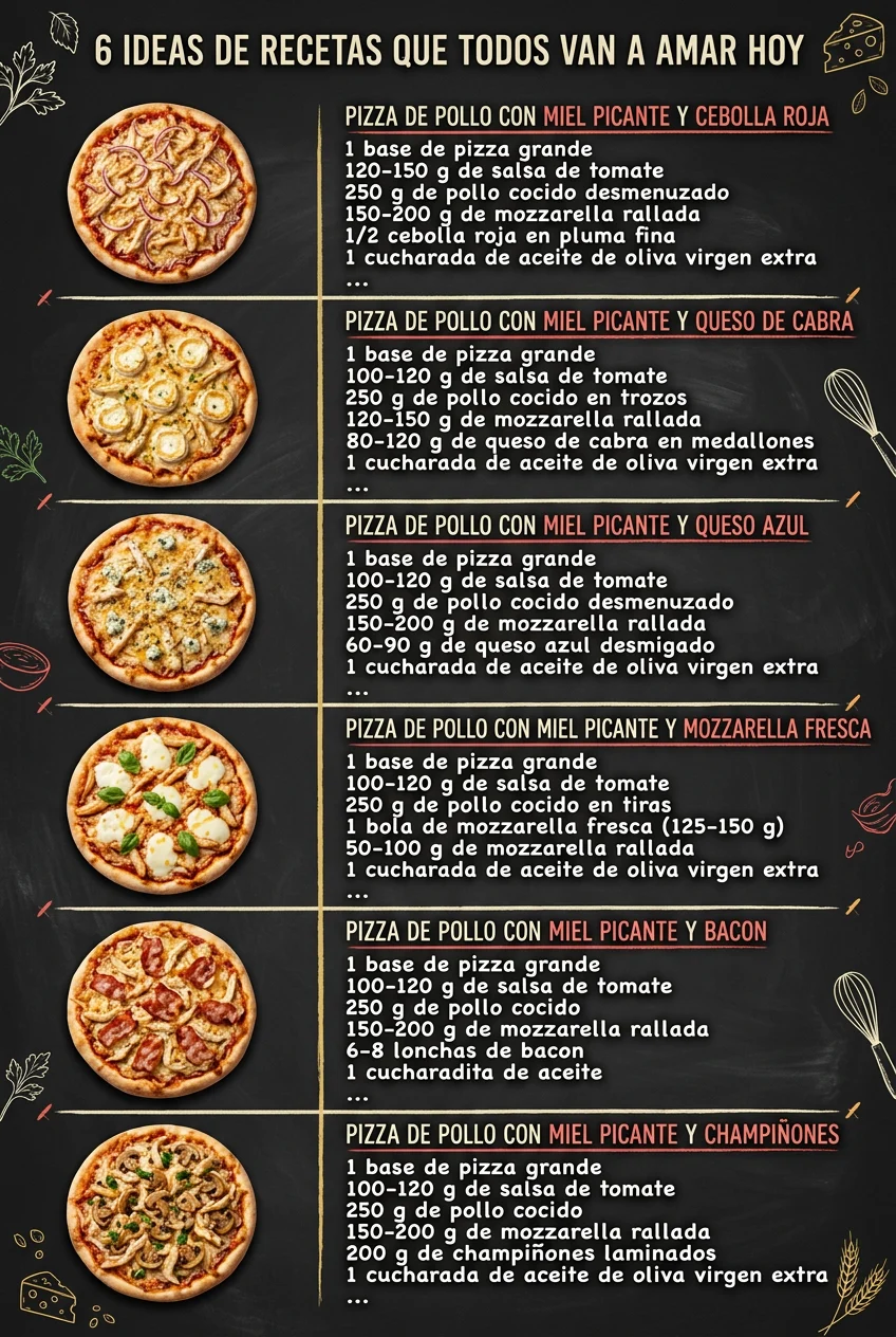6 Ideas de Recetas que todos van a amar hoy