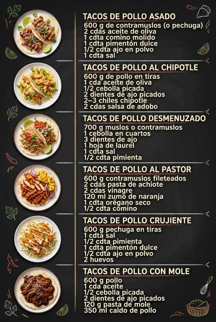 6 Platos Principales faciles que alegran cualquier mesa