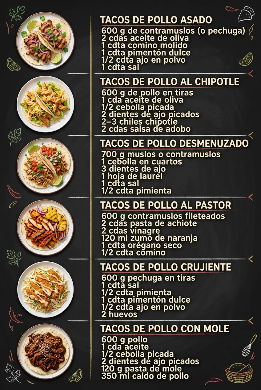 6 Platos Principales faciles que alegran cualquier mesa